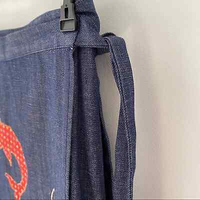 Vintage Dolphin Appliqué Denim Wrap Skirt medium - Fresh Stock Dated February 2026