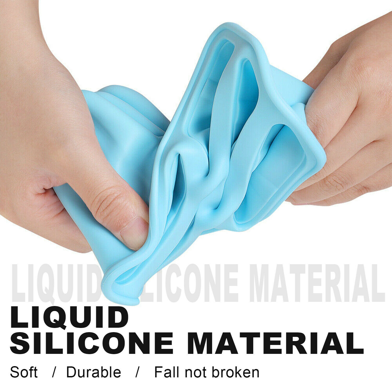 New Silicon 10Cell Ice Cream Mold DIY Frozen Popsicle Kitchen Ice Tray Cover Lid - Fresh Stock Dated December 2025