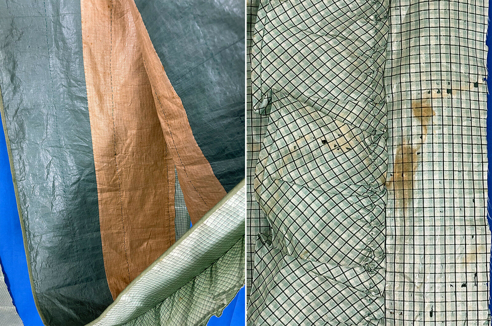 Victorian Civil War Green Plaid Silk Skirt Ruffle Bottom Dress Fabric Remnants - Fresh Stock Dated February 2026