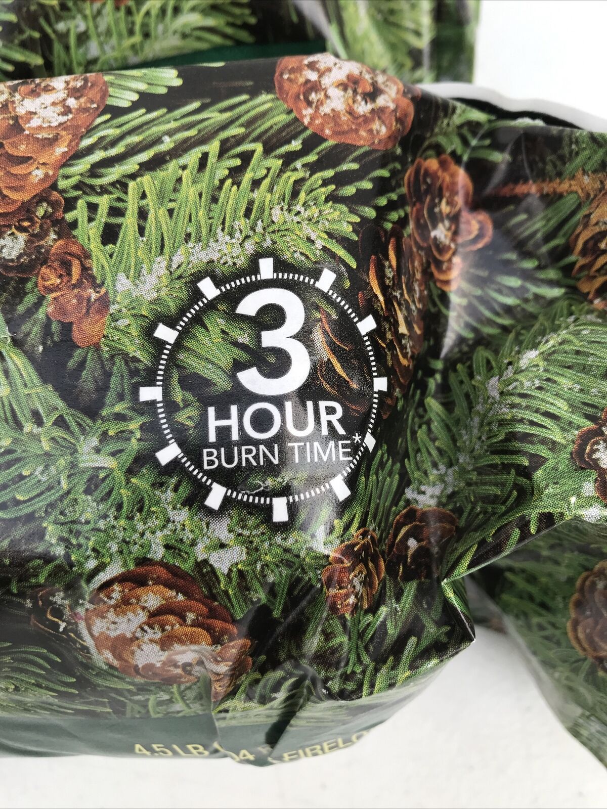 1- Yankee Candle Balsam & Cedar Firelog Fragrance Scented Fire Log 3 Hour Burn - Fresh Stock Dated December 2025