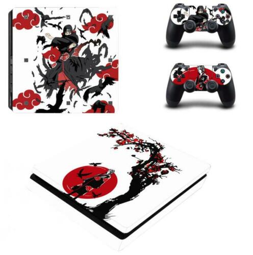 PS4 Slim Pro Naruto Uchiha Itachi Skins Decal Stickers for Console Controllers - Fresh Stock Dated December 2025