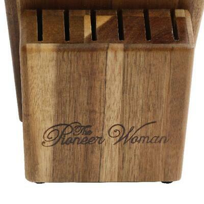 14 Piece Forged Cutlery Wooden Block Set Storage Looks Great Added Kitchen Tools - Fresh Stock Dated December 2025