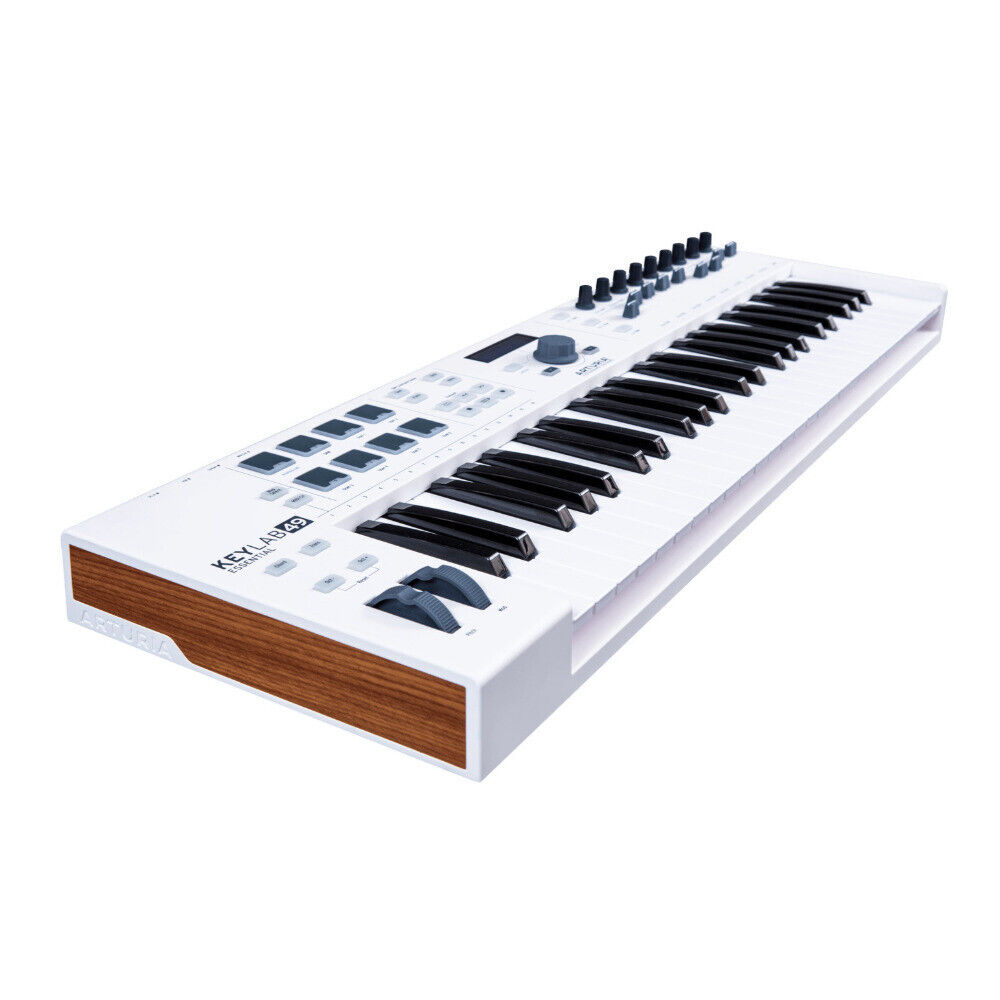 Arturia KeyLab 49 Keyboard Controller with Knox Stand,Pedal and USB Hub Bundle - Fresh Stock Dated February 2026