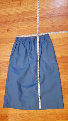 Vtg IZOD for Her LACOSTE Blue Cotton Skirt SzM, Pockets, Roomy - Fresh Stock Dated February 2026