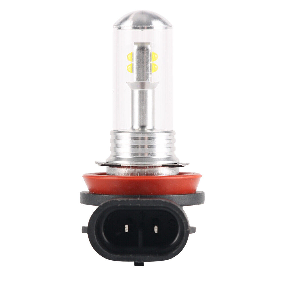 Pair H11 H8 H9 LED Bulbs Kit Fog Light Driving 1500LM 160 6000K Canbus No Error - Fresh Stock Dated February 2026