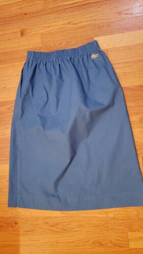 Vtg IZOD for Her LACOSTE Blue Cotton Skirt SzM, Pockets, Roomy - Fresh Stock Dated February 2026