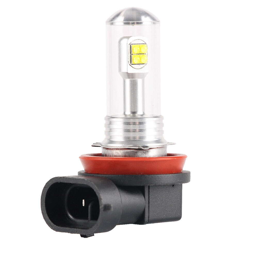 Pair H11 H8 H9 LED Bulbs Kit Fog Light Driving 1500LM 160 6000K Canbus No Error - Fresh Stock Dated February 2026