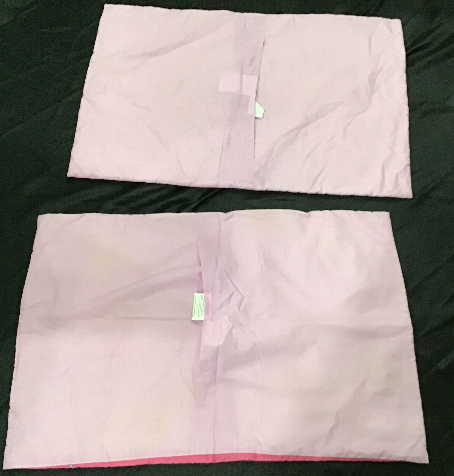 Standard Pillow Shams Set of 2 Butterfly Design Pink & Purple Colors Excellent - Fresh Stock Dated December 2025