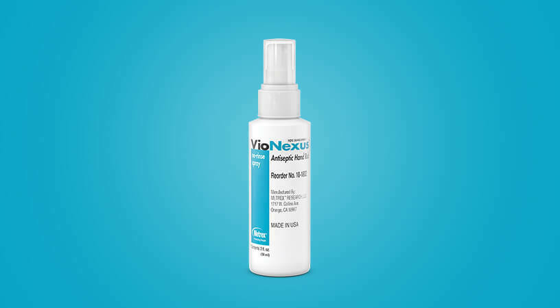 *6-Pack* Metrex VioNexus Antiseptic Hand Rub No-Rinse Spray Bottle 2 Oz. 10-1802 - Fresh Stock Dated December 2025