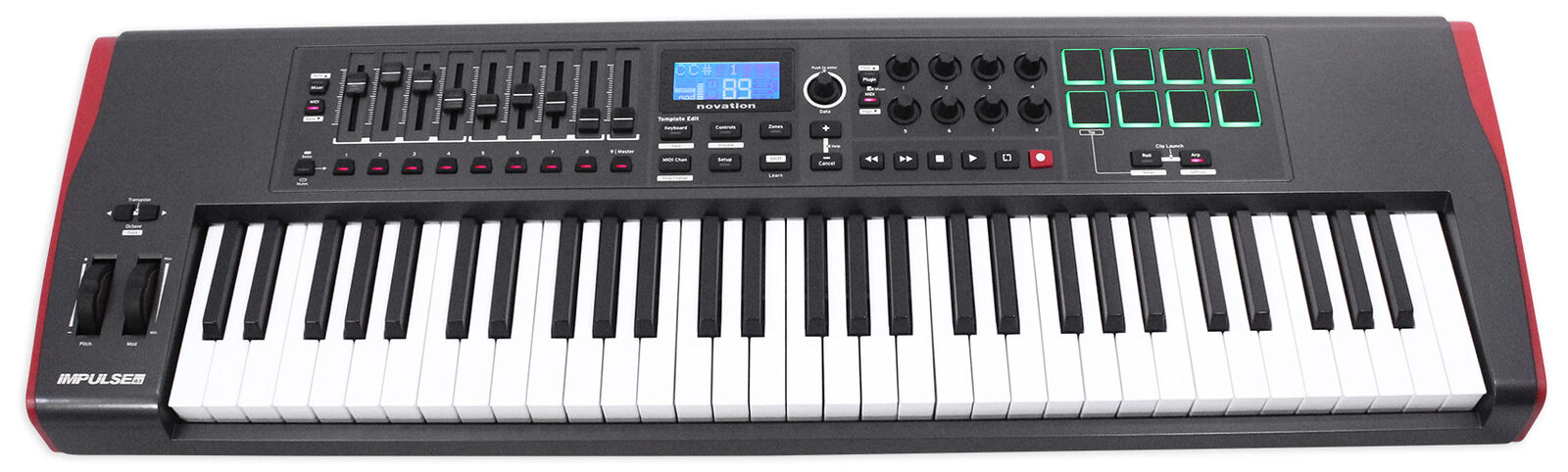 Novation IMPULSE 61-Key Ableton Live Keyboard Controller+Headphones+Mic - Fresh Stock Dated February 2026