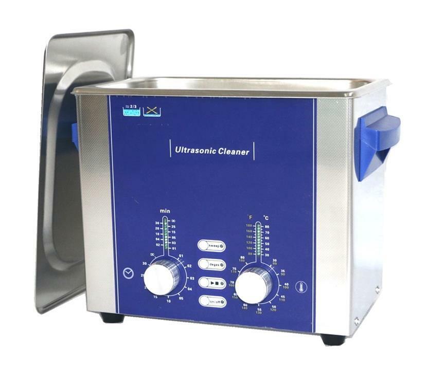 2.2L  Ultrasonic Cleaner with Degas Sweep for glasses jewelry CD parts - Fresh Stock Dated February 2026