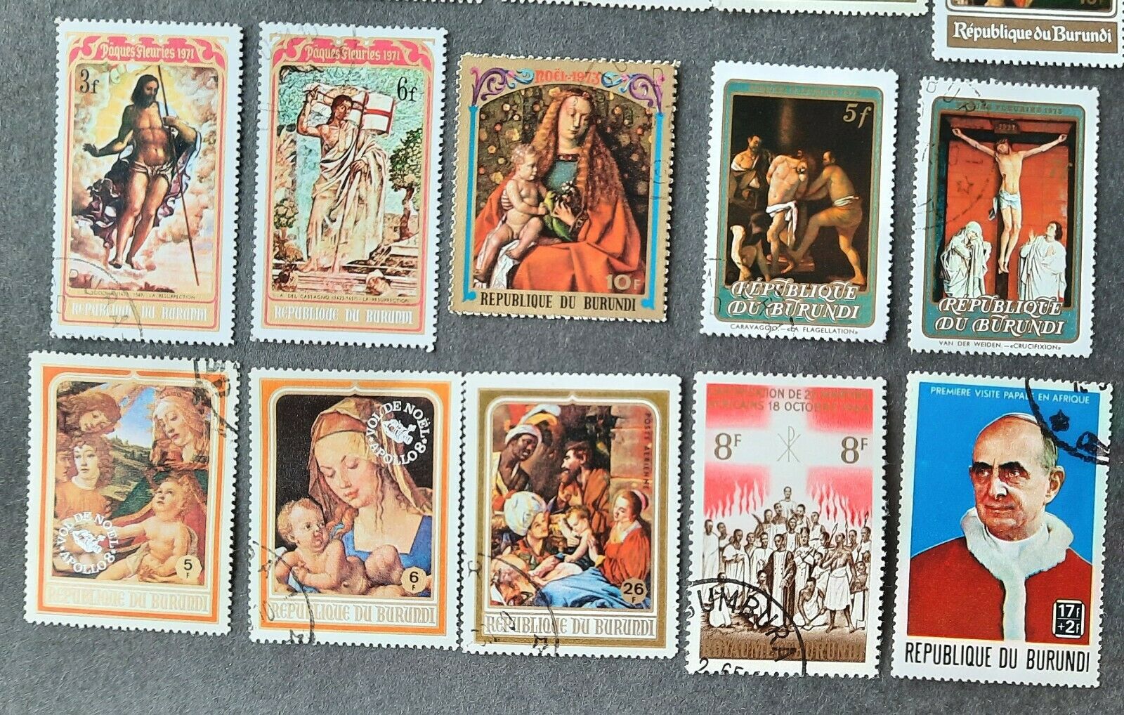 61 Burundi stamps, 1960's on up, Olympics, partial sets, CTO gummed backs - Fresh Stock Dated January 2026