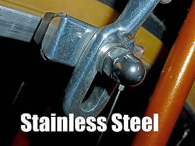 (4) Bicycle Brake Pad Acorn Nuts - No Rust Stainless - Road Hybrid Cruiser etc - Fresh Stock Dated February 2026