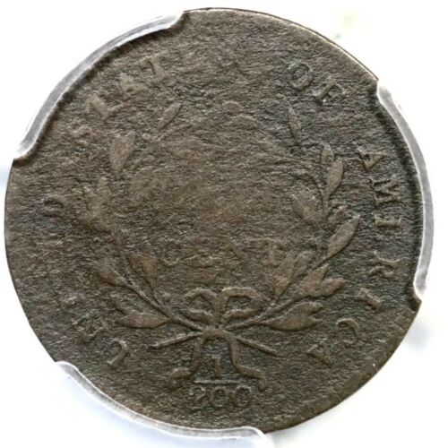 1797 Liberty Cap Half Cent C-1 R-2 PCGS VG Details -  1 Above 1 Variety - Fresh Stock Dated December 2025