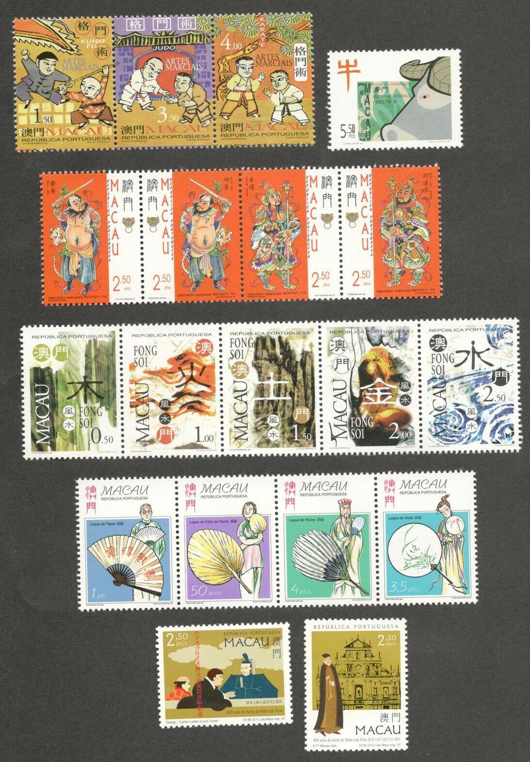 AOP Macau 1992-98 MNH collection - Fresh Stock Dated February 2026