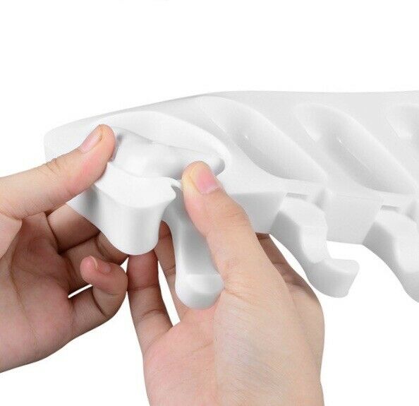 8 Cavity Ice Cream Cake  Mold Popsicle Silicone Molds DIY Homemade Fruit - Fresh Stock Dated February 2026