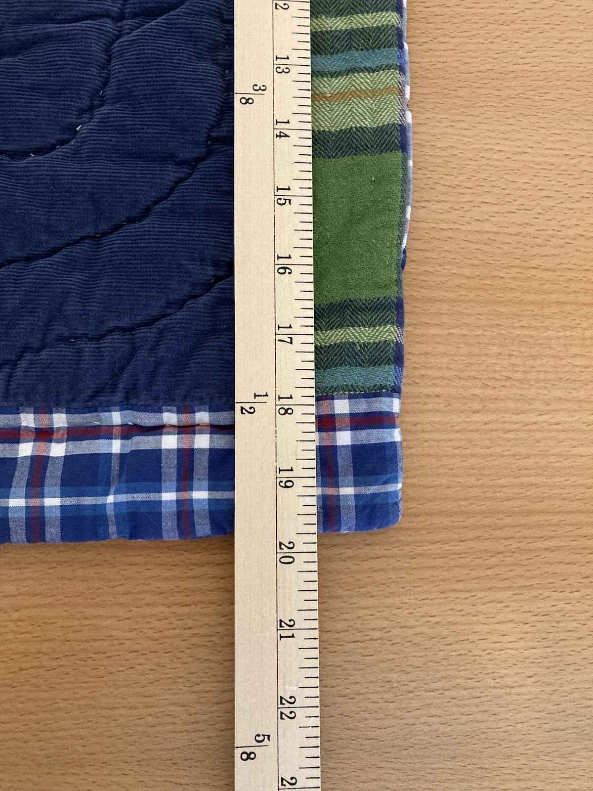 POTTERY BARN KIDS PILLOW SHAM QUILTED CORDUROY PLAID TRUCK STANDARD SIZE 26X20 - Fresh Stock Dated February 2026