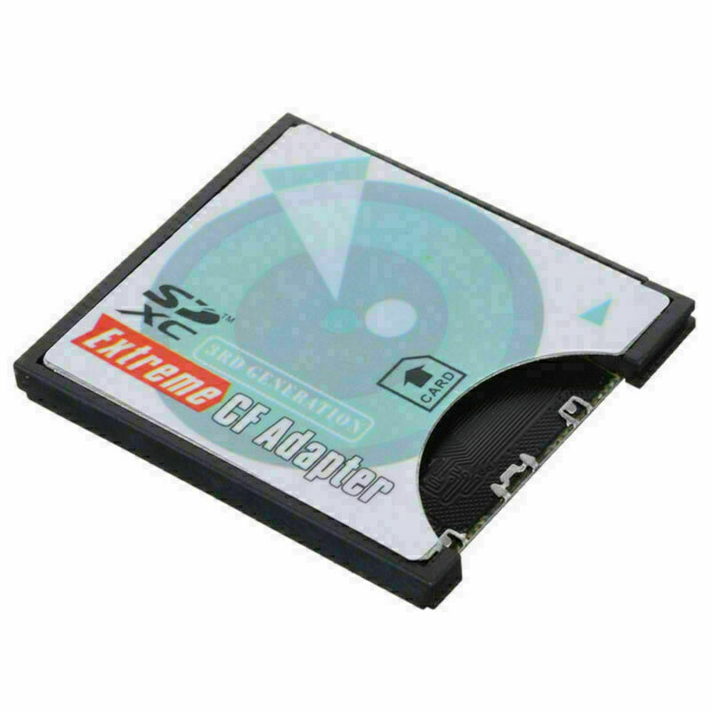 Xiwai SD to CF Adapter SDHC SDXC to 3.3mm Compact Flash Memory Converter - Fresh Stock Dated February 2026
