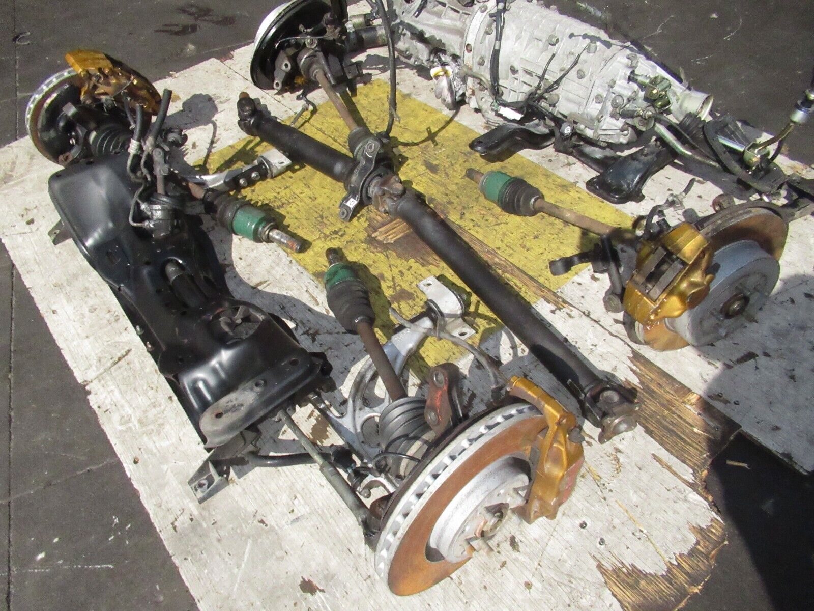 02 Subaru WRX STI V7 Non Dccd Transmission R180 Differential Brembo Brakes 5X100 - Fresh Stock Dated February 2026