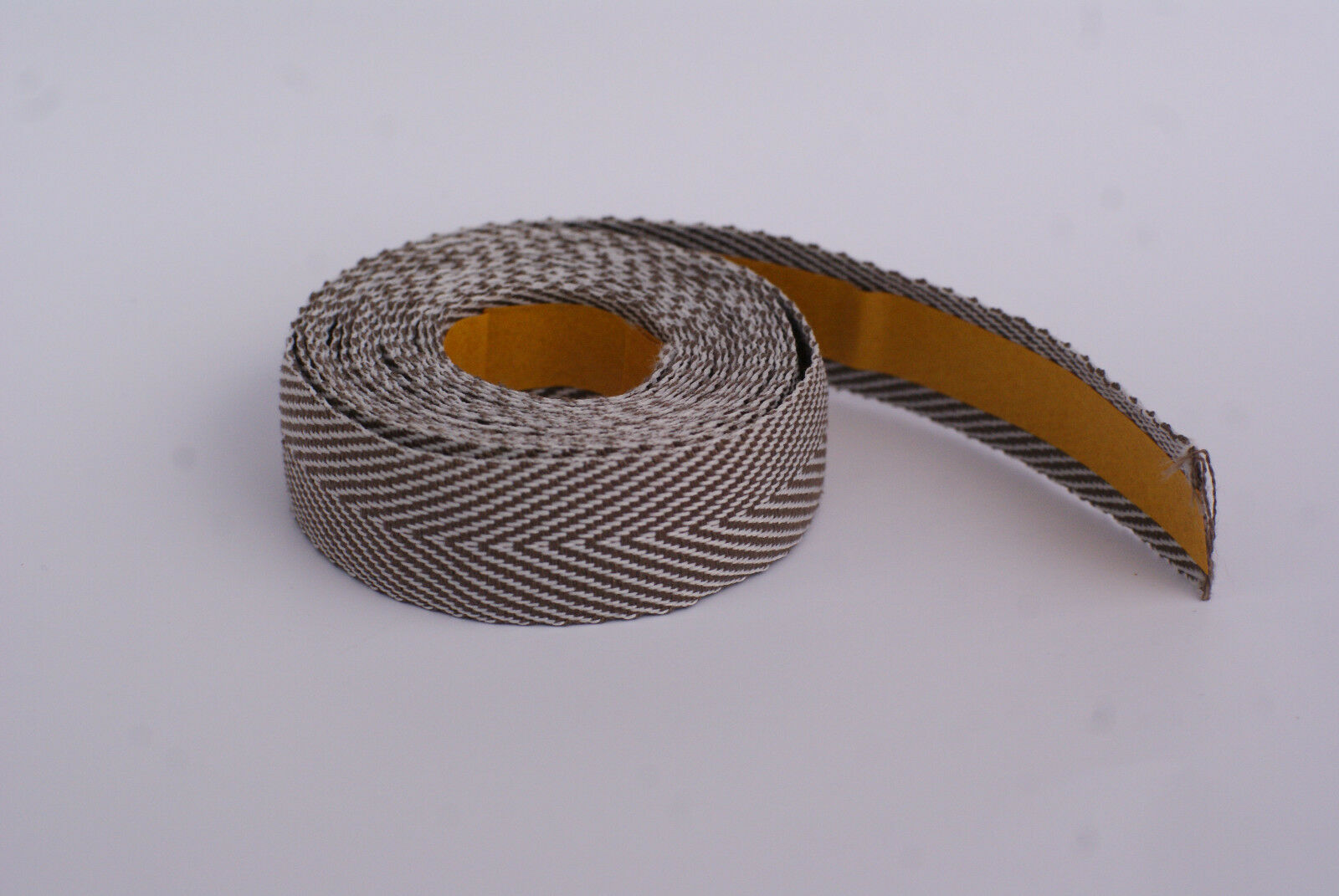 15 UNIQUE COLORS!!VINTAGE STYLE 100% COTTON HANDLEBAR TAPE BROWN-WHITE!!! - Fresh Stock Dated December 2025