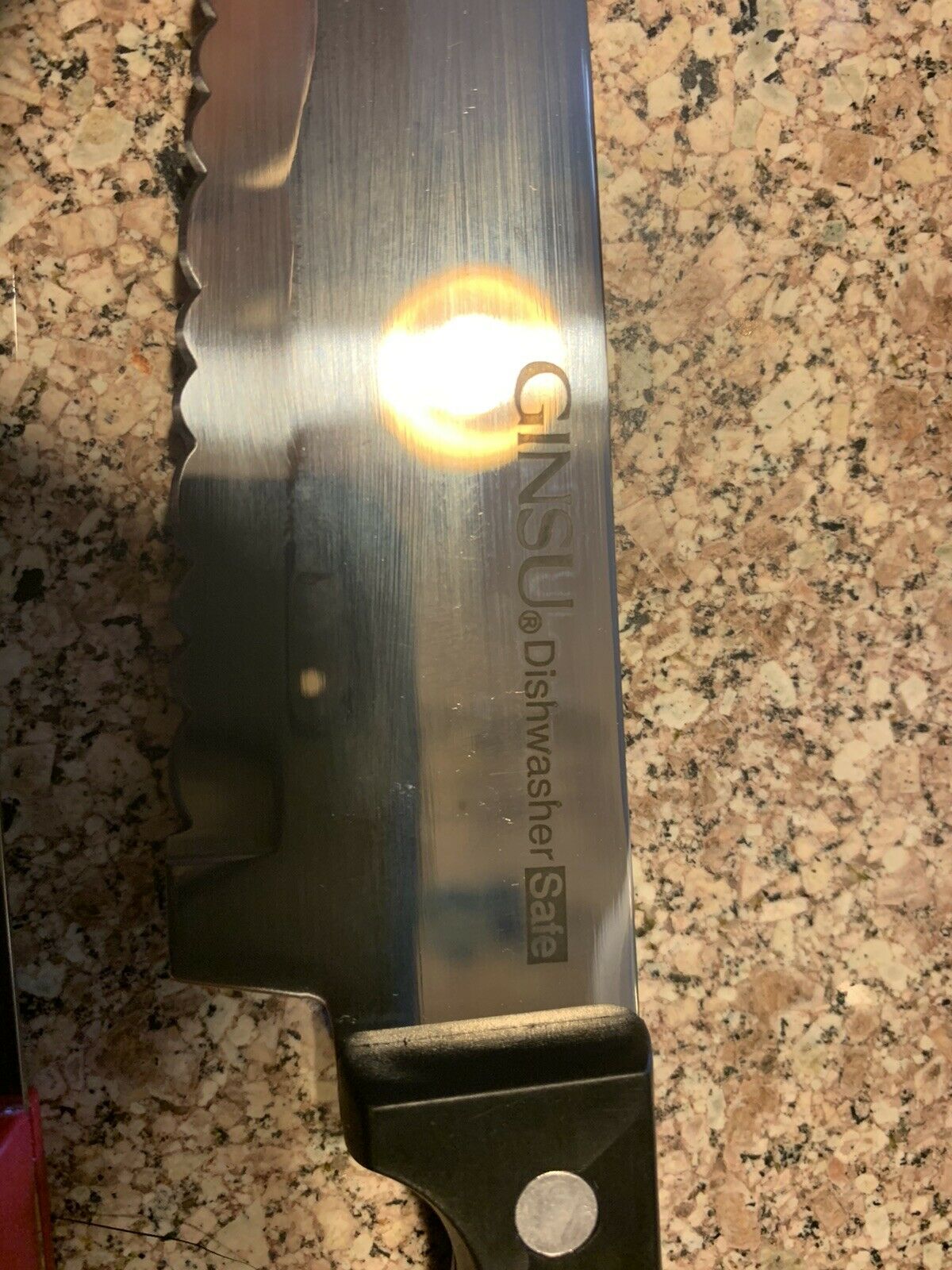 (3 PACK ) GINSU ESSENTIAL Serrated KNIFE Set DISHWASHER SAFE - Fresh Stock Dated December 2025