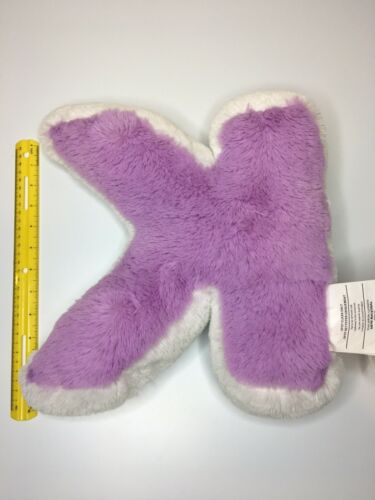 Justice K Letter Pillow Plush Decor Sequin - Fresh Stock Dated December 2025