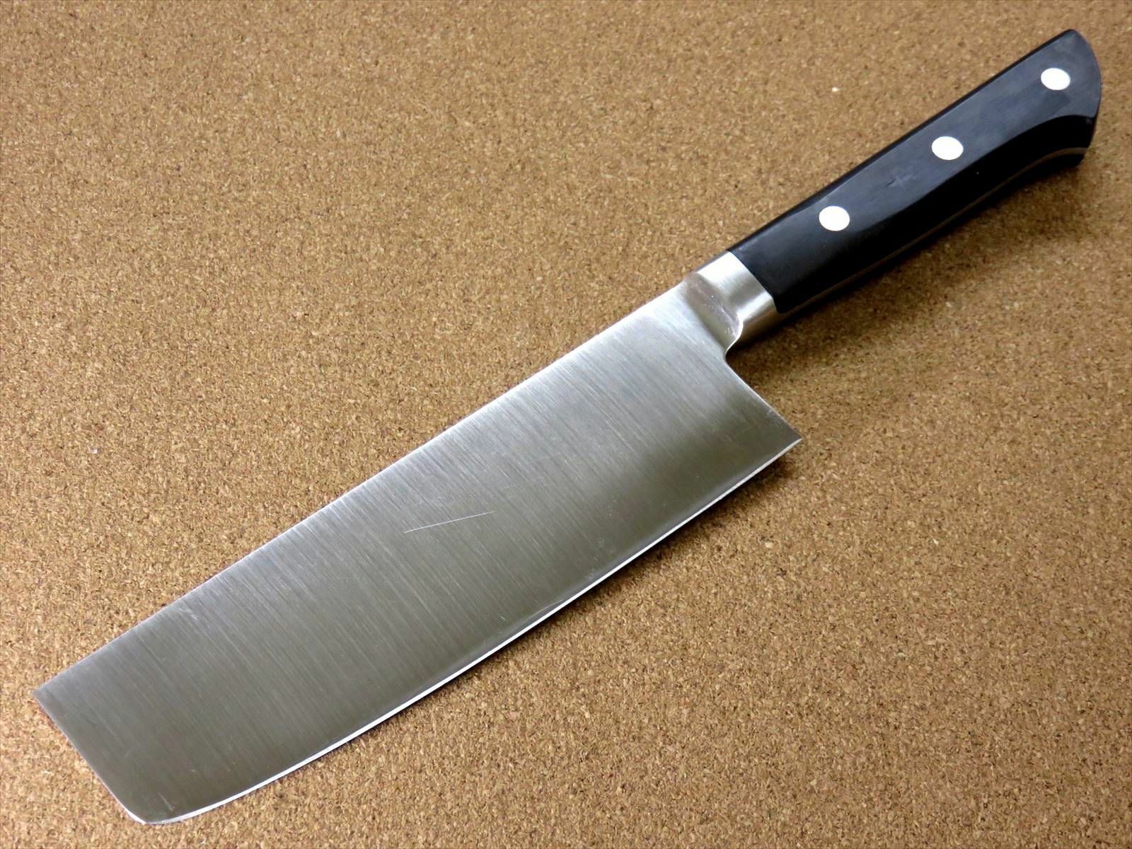 Japanese Masamune Kitchen Nakiri Vegetable Knife 160mm 6 inch Bolster SEKI JAPAN - Fresh Stock Dated December 2025