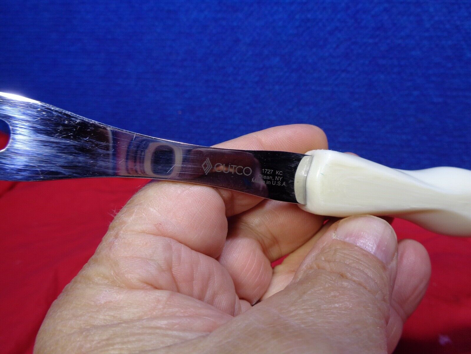 Cutco FORK 1726KC Pearl White Handle #11 - Fresh Stock Dated December 2025