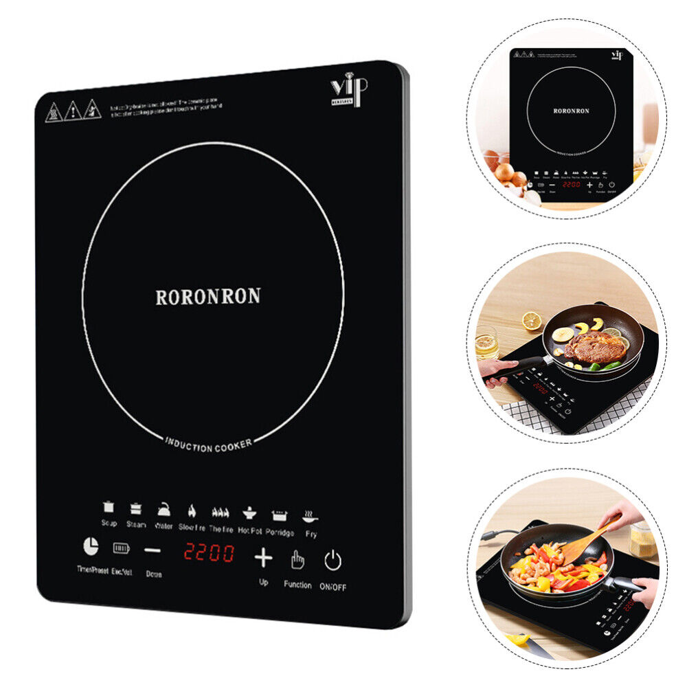 2200W Portable Digital Electric Induction Cooktop Countertop Stove Burner Cooker - Fresh Stock Dated February 2026
