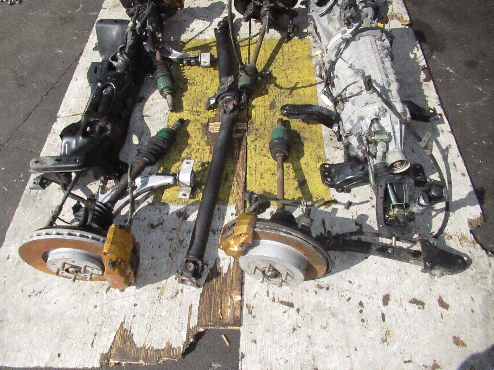 02 Subaru WRX STI V7 Non Dccd Transmission R180 Differential Brembo Brakes 5X100 - Fresh Stock Dated February 2026