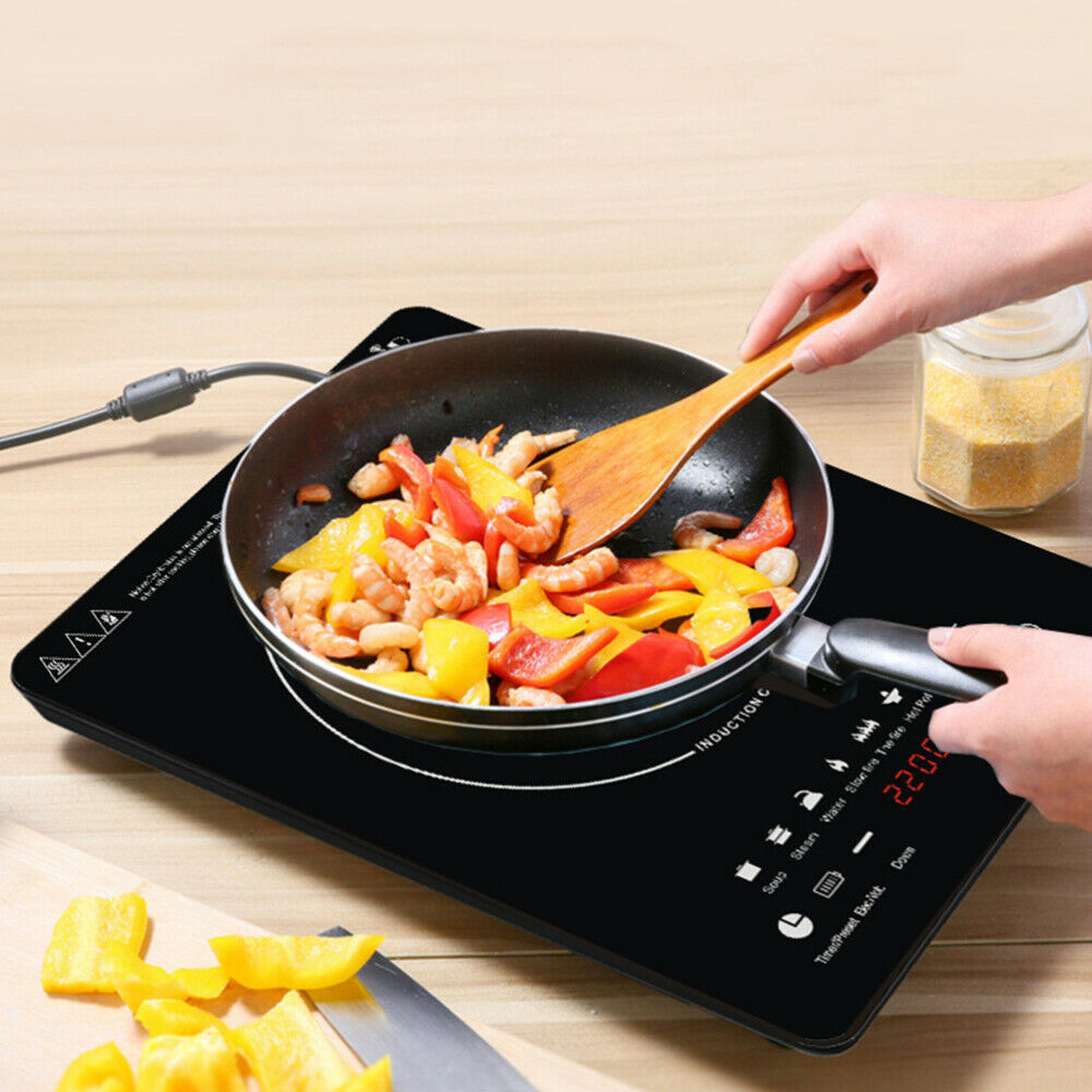 2200W Portable Digital Electric Induction Cooktop Countertop Stove Burner Cooker - Fresh Stock Dated February 2026