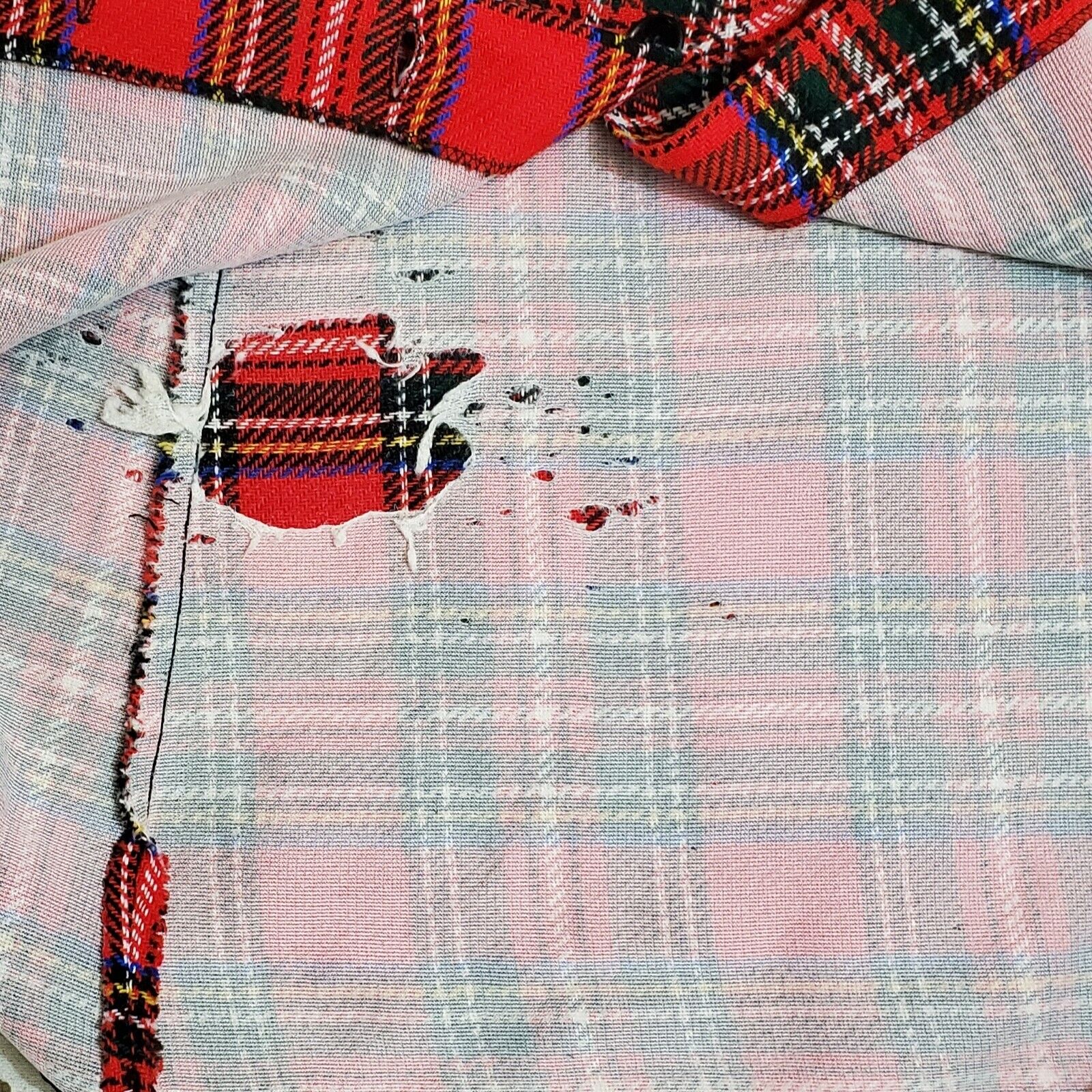 2 Vintage Plaid Maxi Skirts 70s 90s Hippie Grunge - Fresh Stock Dated March 2026