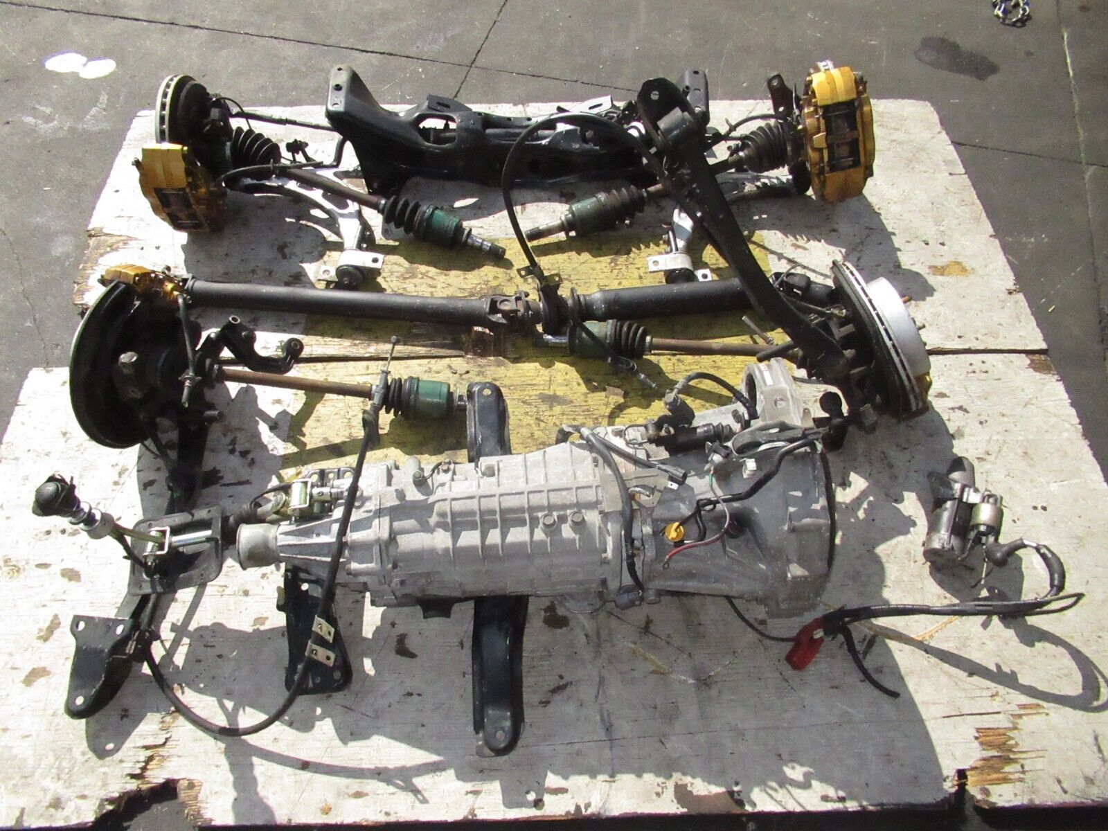 02 Subaru WRX STI V7 Non Dccd Transmission R180 Differential Brembo Brakes 5X100 - Fresh Stock Dated February 2026