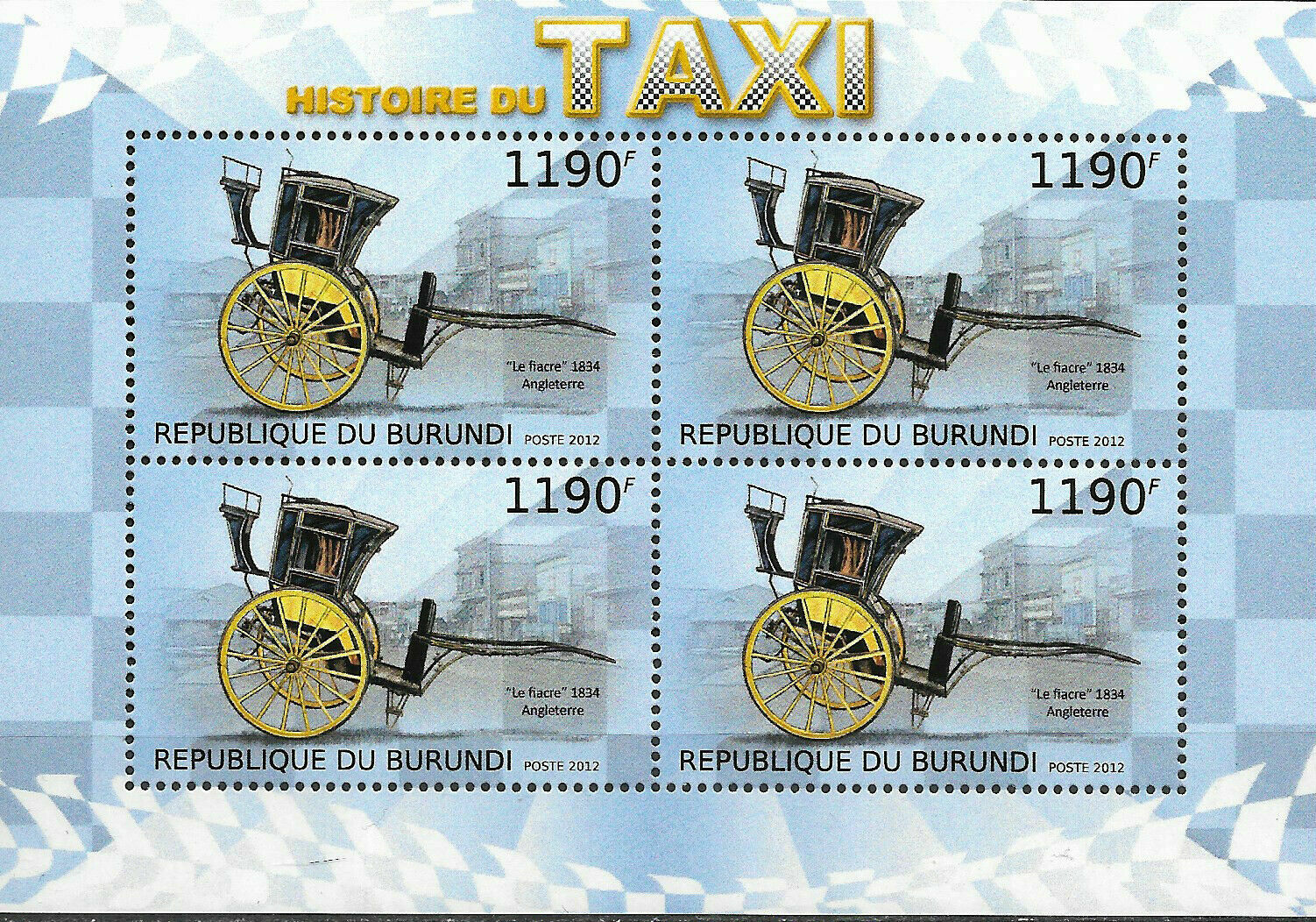 BURUNDI - 2012 MNH 