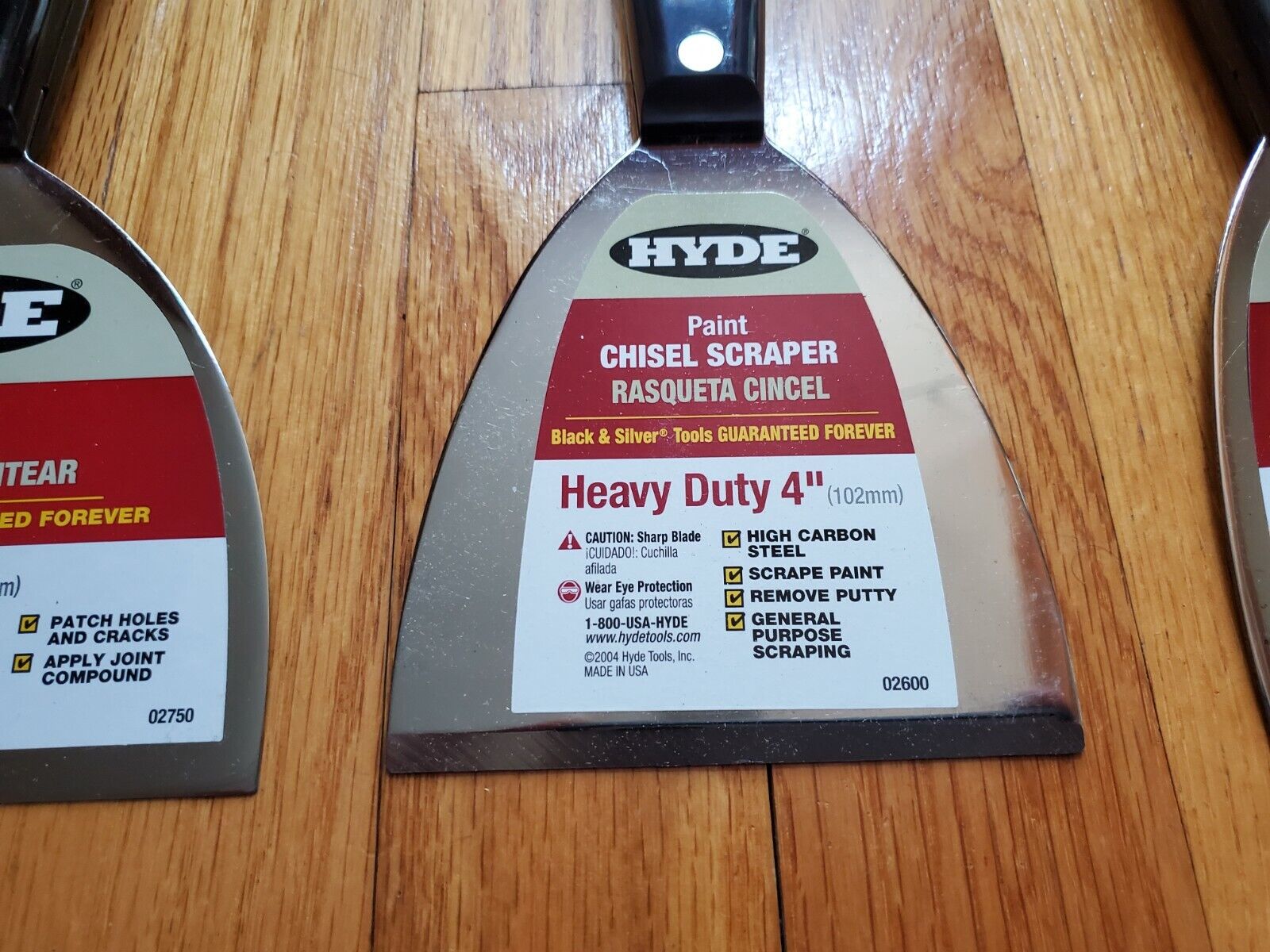 HYDE Drywall  Flexible Taping Knifes SET of 4 EA Brand New - Fresh Stock Dated February 2026