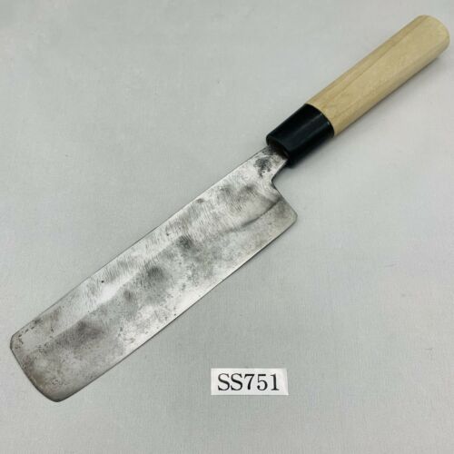 <Used> Japanese Chef's Kitchen Knife 重政 Nakiri  150/300 From Japan SS751 - Fresh Stock Dated December 2025