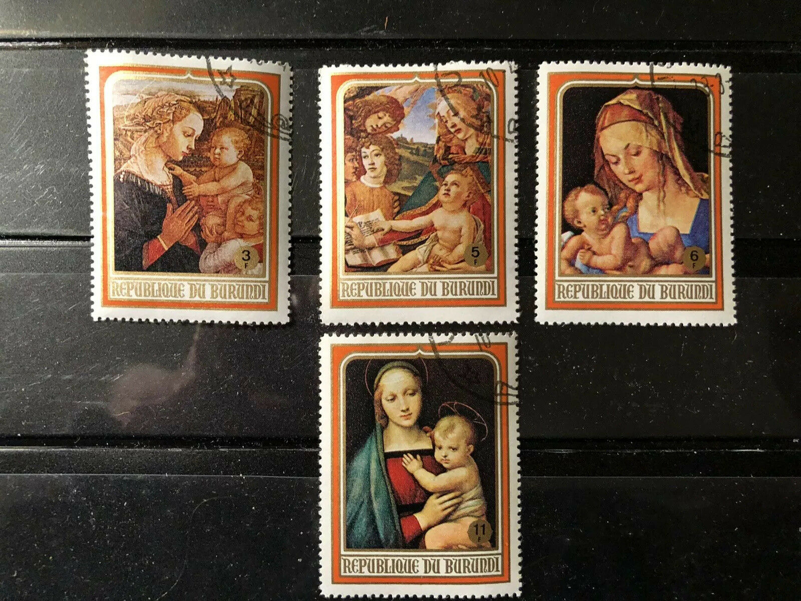 7 DIFFERENT COMPLETE SETS OF BURUNDI STAMPS - CANCELLED LH - Fresh Stock Dated January 2026