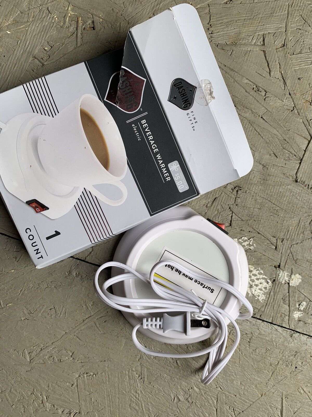 Dashing Electric Beverage Warmer Tea Coffee Heating Plate For Office Home  NIB - Fresh Stock Dated February 2026