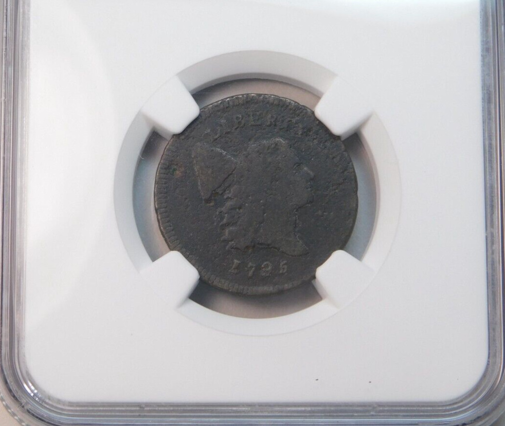 SCARCE 1795 LIBERTY CAP HALF CENT LETTERED EDGE!!!! NGC VG DETAILS? LOOKS F - VF - Fresh Stock Dated February 2026