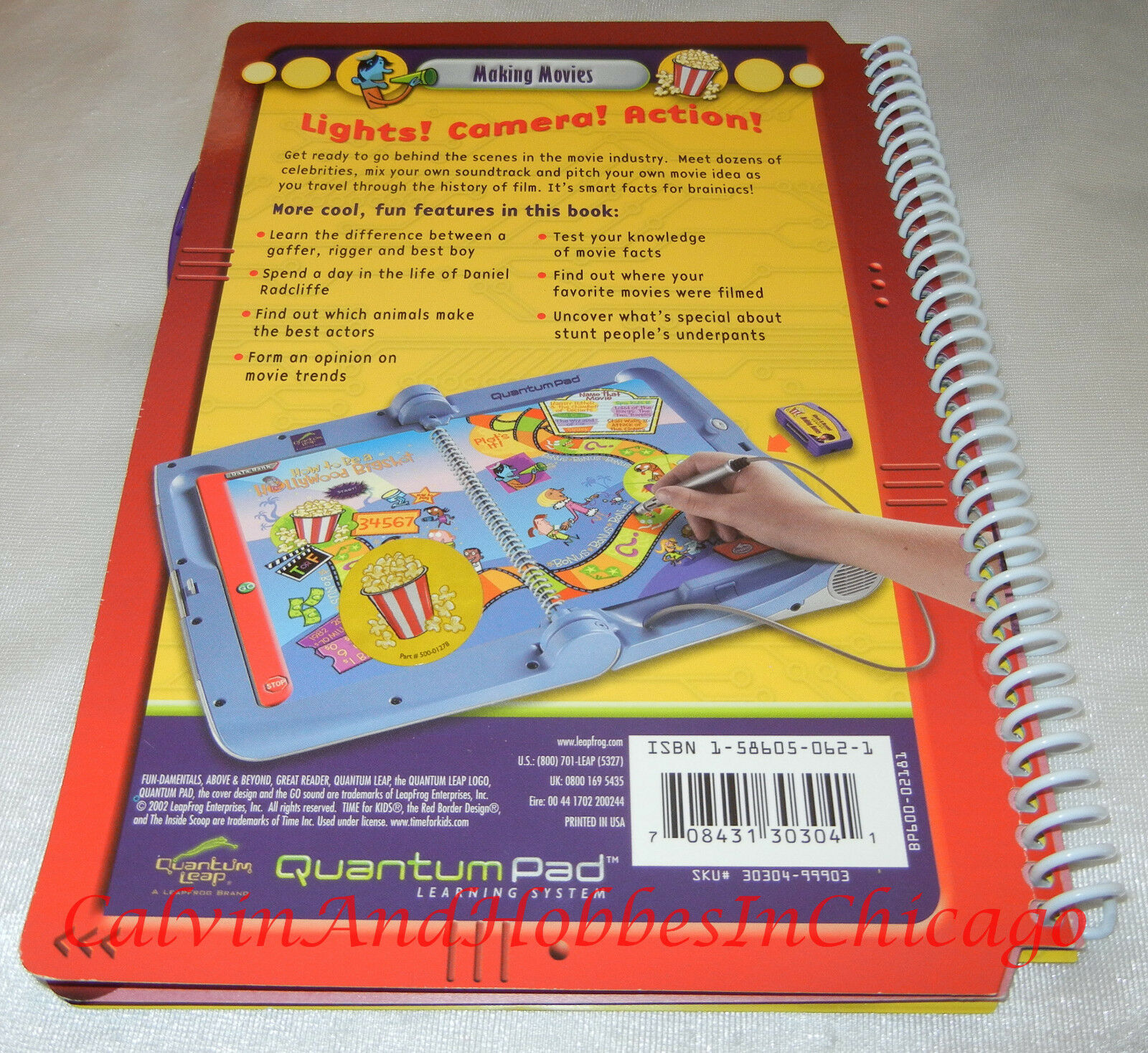 Leapfrog QuantumPad Learning System Book + Cartridge: Making Movies - Fresh Stock Dated February 2026