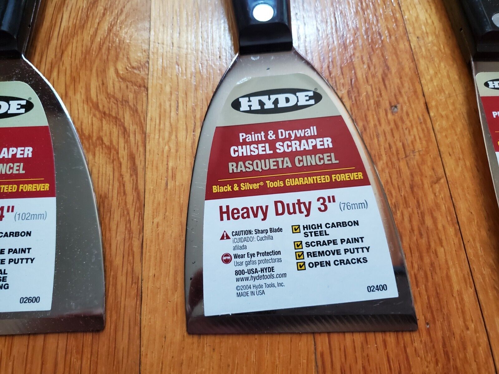 HYDE Drywall  Flexible Taping Knifes SET of 4 EA Brand New - Fresh Stock Dated February 2026
