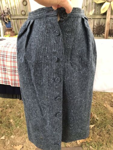 7 VTG Wool Skirts XS 1950s-60s Repair Restore Theatre Waist 24-26