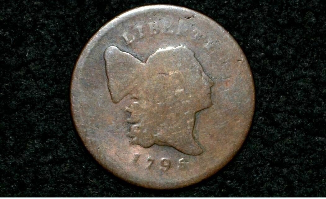 1795 HALF CENT**Punctuated Date**with Pole***C-4**R3** Beautiful Light Brown - Fresh Stock Dated December 2025