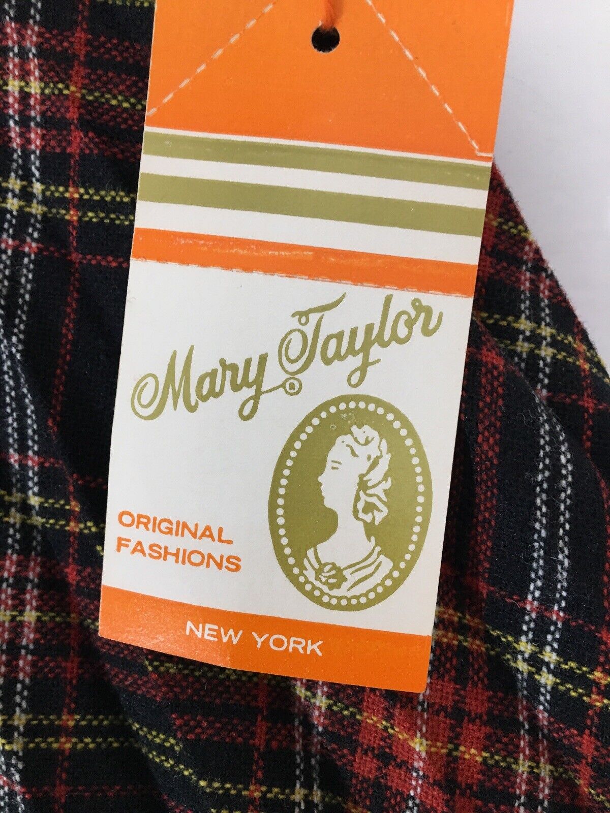 Vintage Long Plaid Skirt Mary Taylor New York Size 18 Winter Christmas Plaid - Fresh Stock Dated March 2026