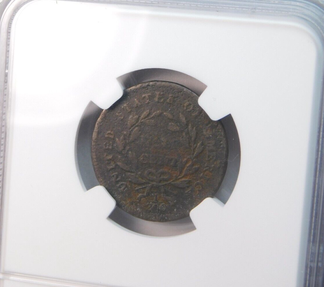 SCARCE 1795 LIBERTY CAP HALF CENT LETTERED EDGE!!!! NGC VG DETAILS? LOOKS F - VF - Fresh Stock Dated February 2026