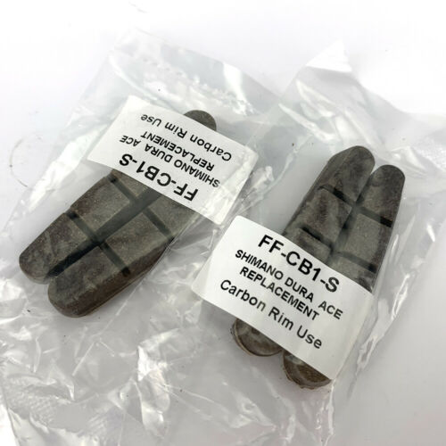 1 Pair brake pad Lightweight Composite materials brake shoes for carbon rims - Fresh Stock Dated February 2026