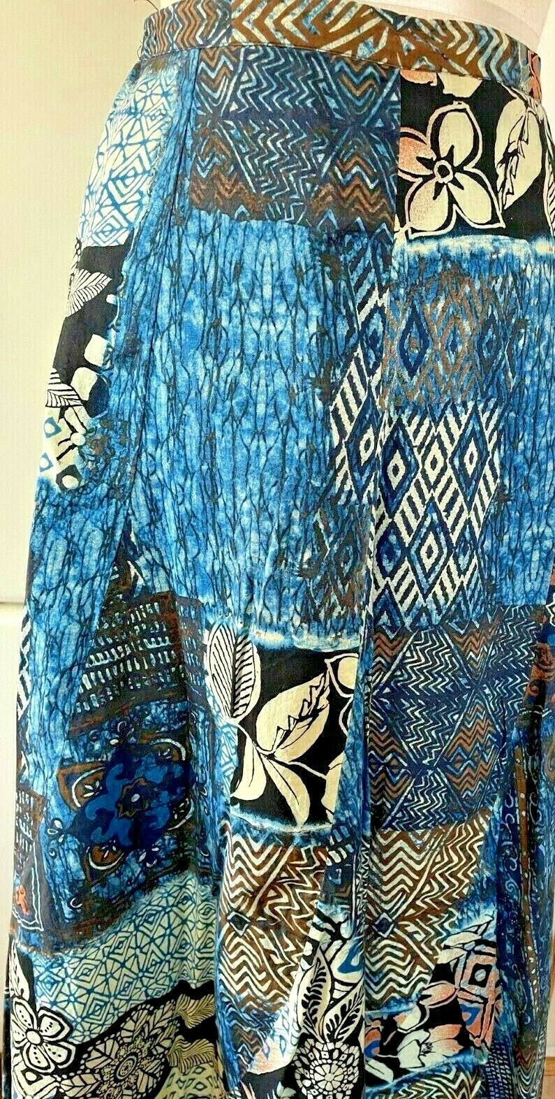 Vintage CHICO's Maxi Batik Design Skirt - Fresh Stock Dated February 2026