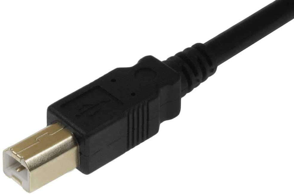 SF Cable, 20 ft USB 2.0 A Male to B Cable with Ferrite Black Color ‎Black - Fresh Stock Dated February 2026