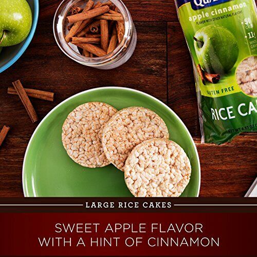 Quaker Large Rice Cakes, Gluten Free, 3 Flavor Variety Pack, 6 Count - Fresh Stock Dated February 2026
