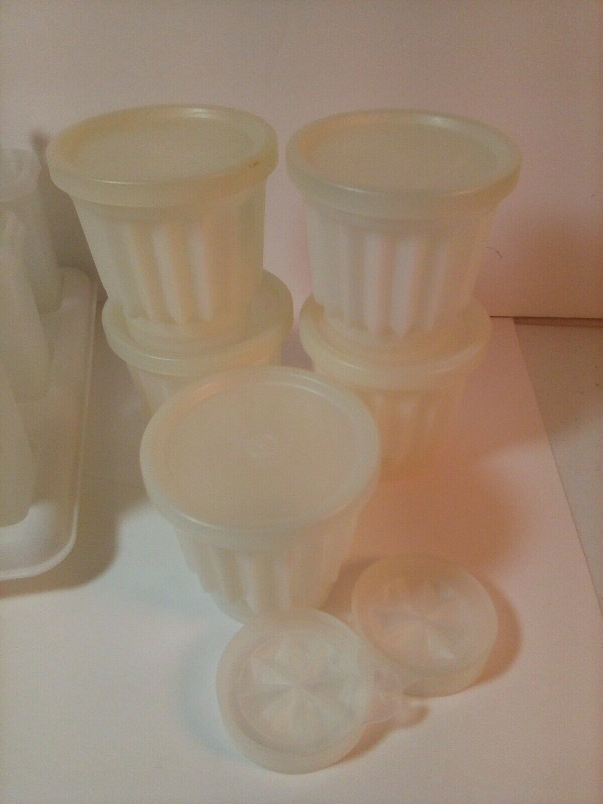 Tupperware 5 Jello Molds With 2 extra lids & 6 Popsicle Molds With Stand - Fresh Stock Dated February 2026